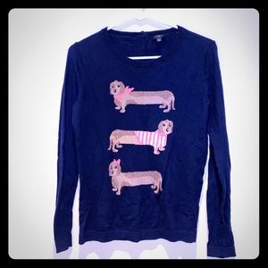 Talbots Dachshund Dogs Sweater